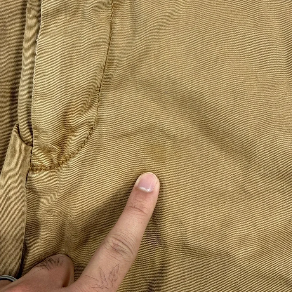 Polo Ralph Lauren Shorts Mens 33 Chino Khaki Flat Front Cotton Twill Summer